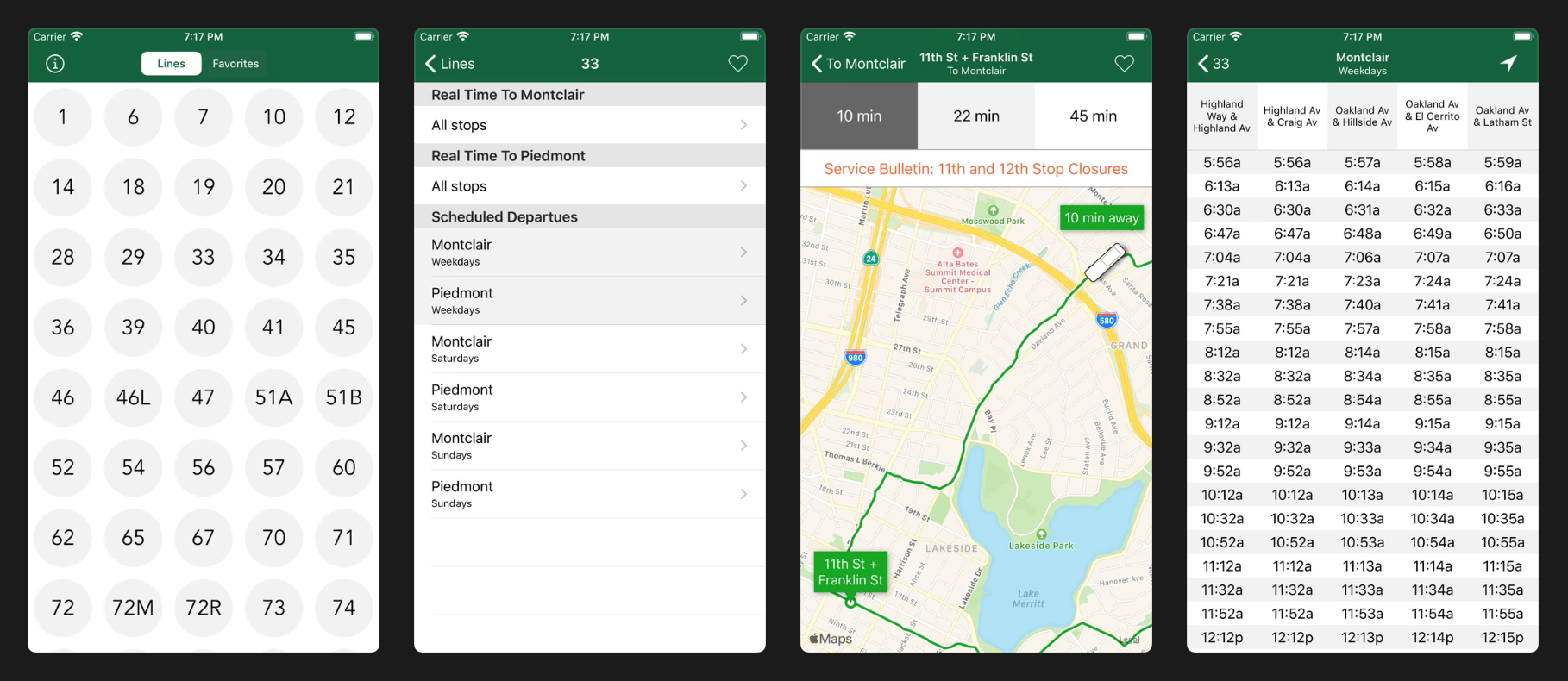 Schedules App